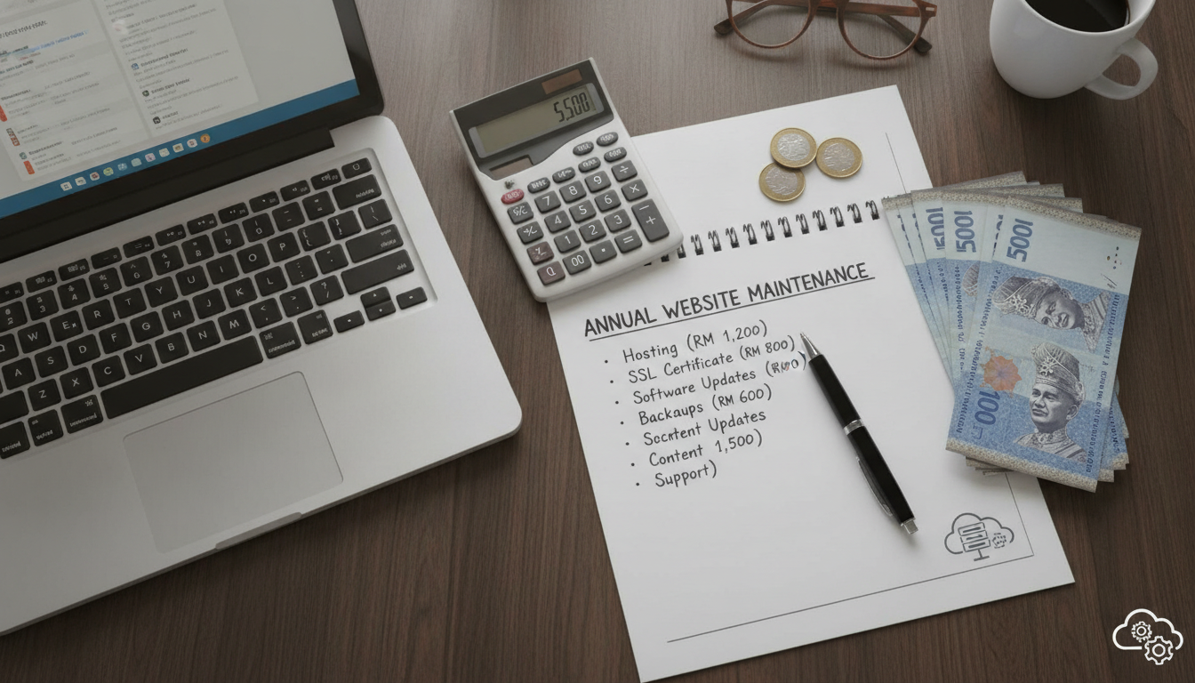 Core Website Maintenance Cost Breakdown (Annual)